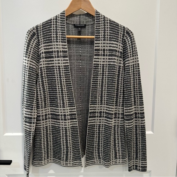 Eileen Fisher Shaped Tencel & Merino Wool Cardigan Size PP (2P-4P) - Picture 2 of 6